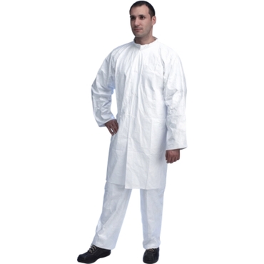 Lab coat, Tyvek®, white without pockets - (PL30NP)